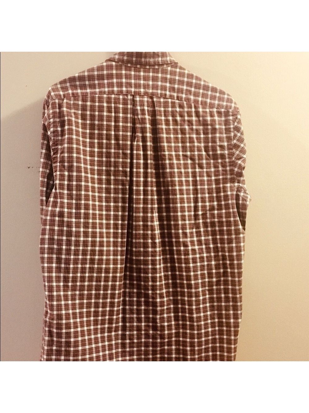 Ralph Lauren Men Red White Green Plaid Button Down - Picture 4 of 6